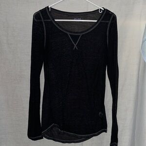 Elegant Black Long Sleeve Tee